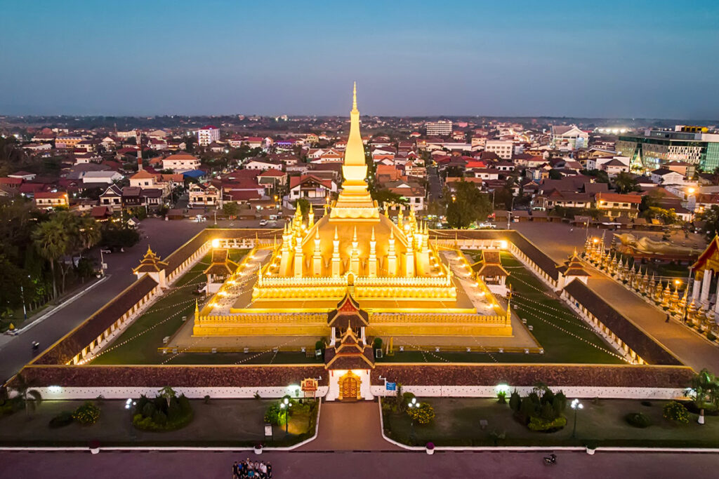 pha that luang stupa de vientiane