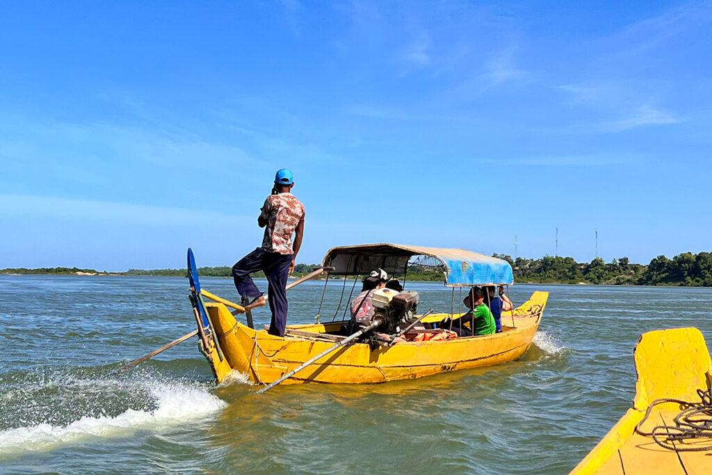 bateau pour voir les dauphins à kratie
