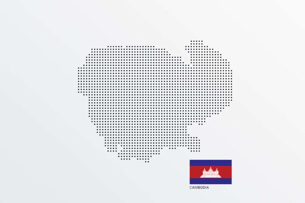 carte du cambodge