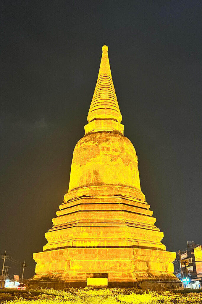 Ayutthaya la nuit