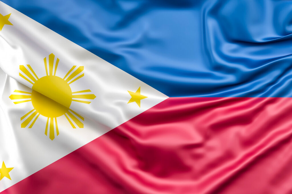 le drapeau des philippines