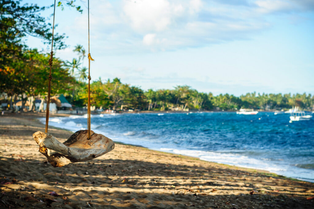 une plage aux philippines