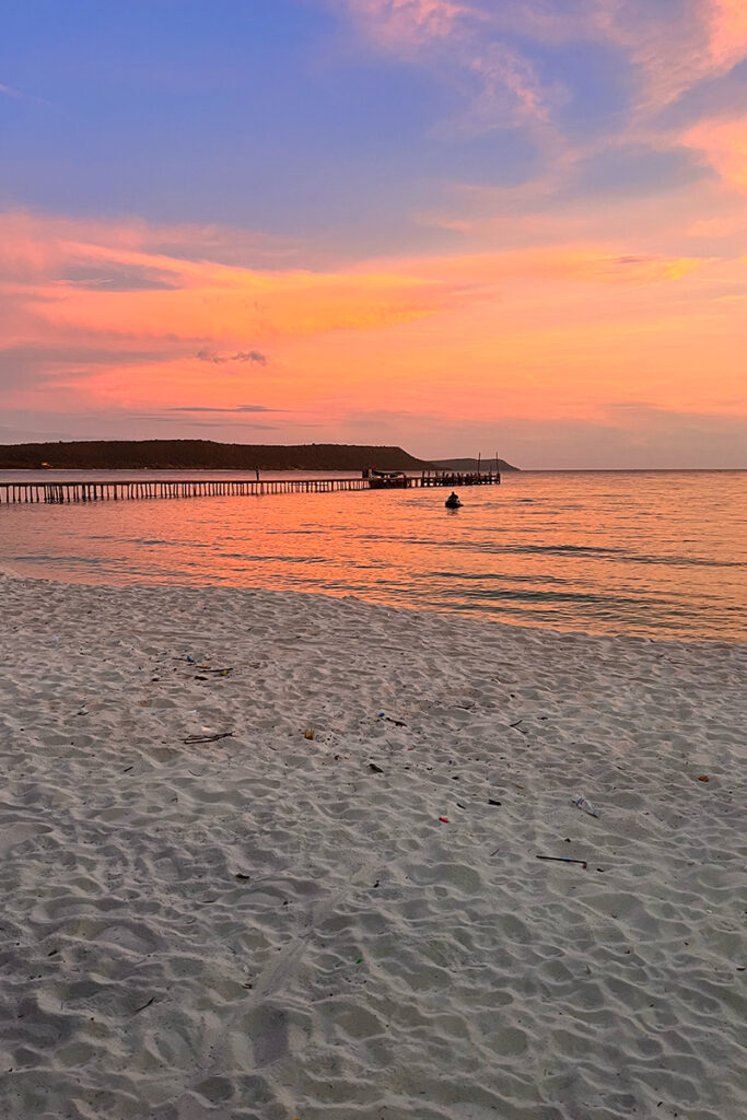 coucher de soleil Koh rong
